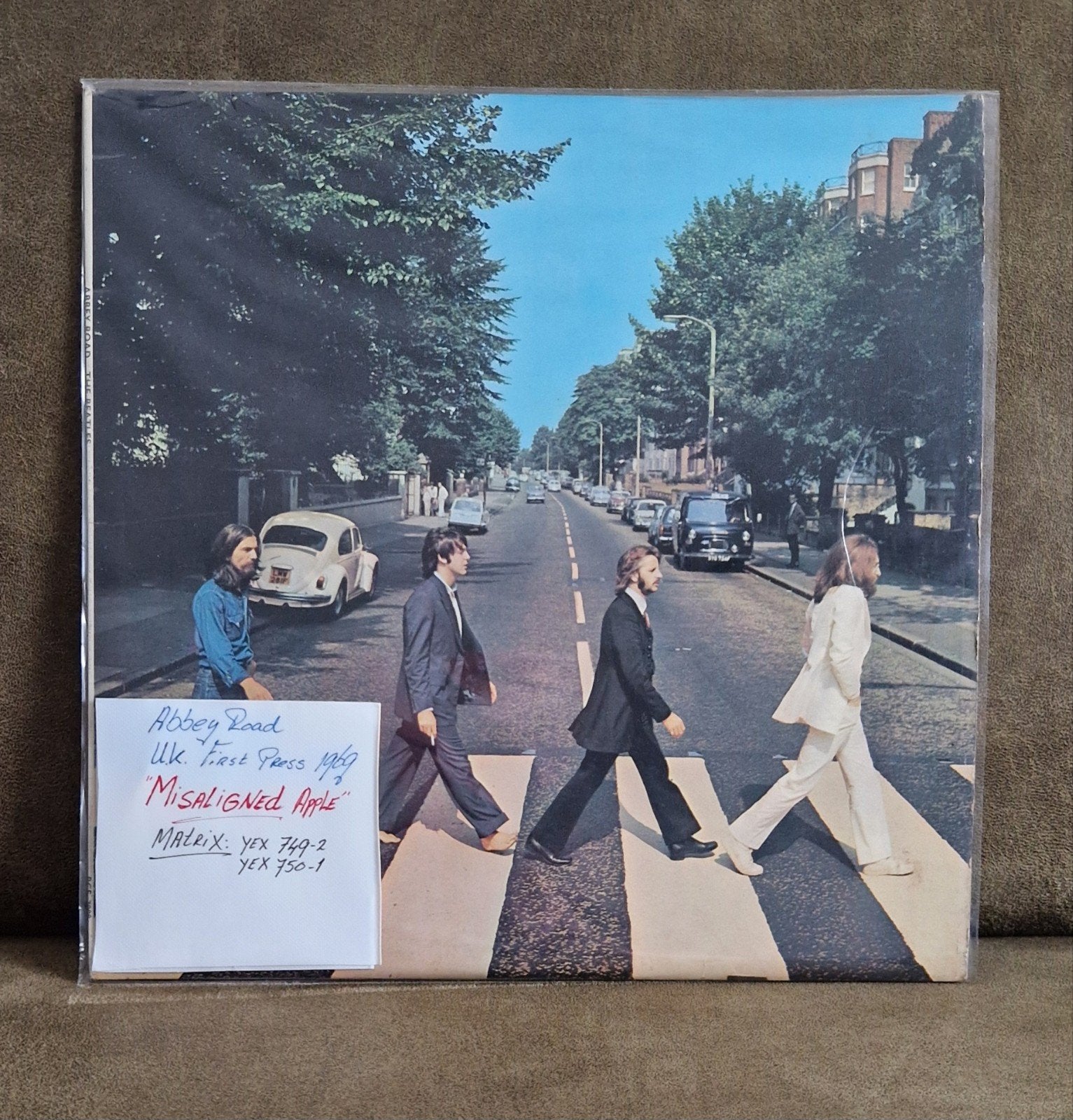 Abbey Road, First Press; Apple Logo "Misaligned" on sleeve!!, Cd's en Dvd's, Vinyl | Pop, LP, Ophalen