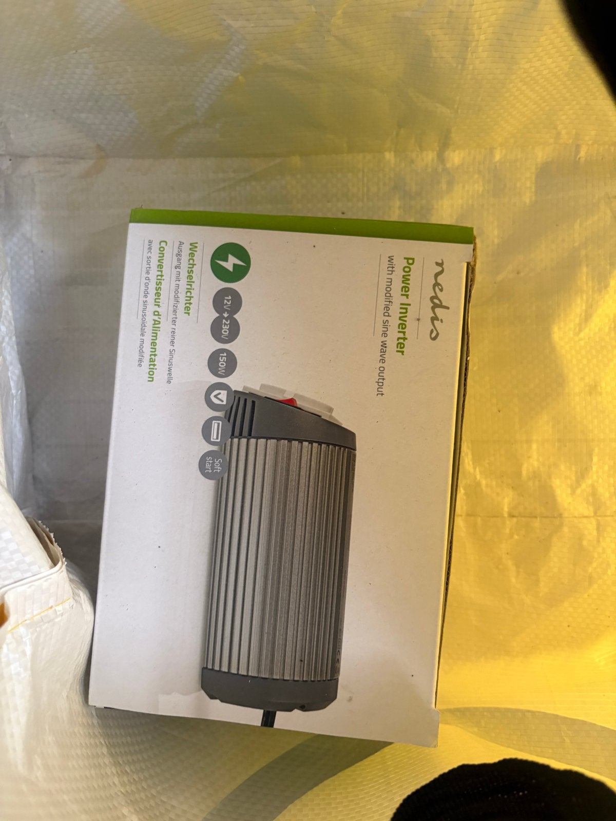 Nedis Power Inverter 150W - Omvormer 12V naar 230V, Ophalen of Verzenden, Nieuw