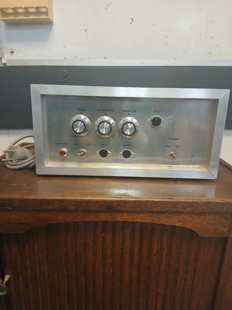 Vintage Audio Mixer/Versterker - Toon, Microfoon, Pick-up, Audio, Tv en Foto, Versterkers en Receivers, Overige merken, Ophalen of Verzenden