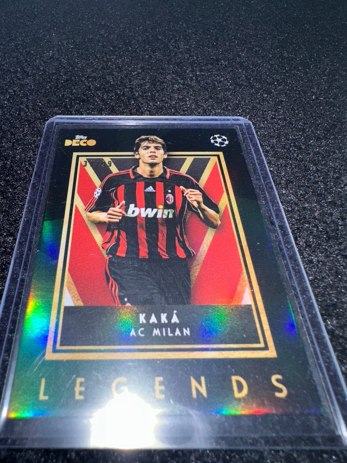 Kaká Topps Deco Legends /99 perfecte mint staat!, Ophalen of Verzenden, Zo goed als nieuw, Buitenlandse clubs, Spelerskaart