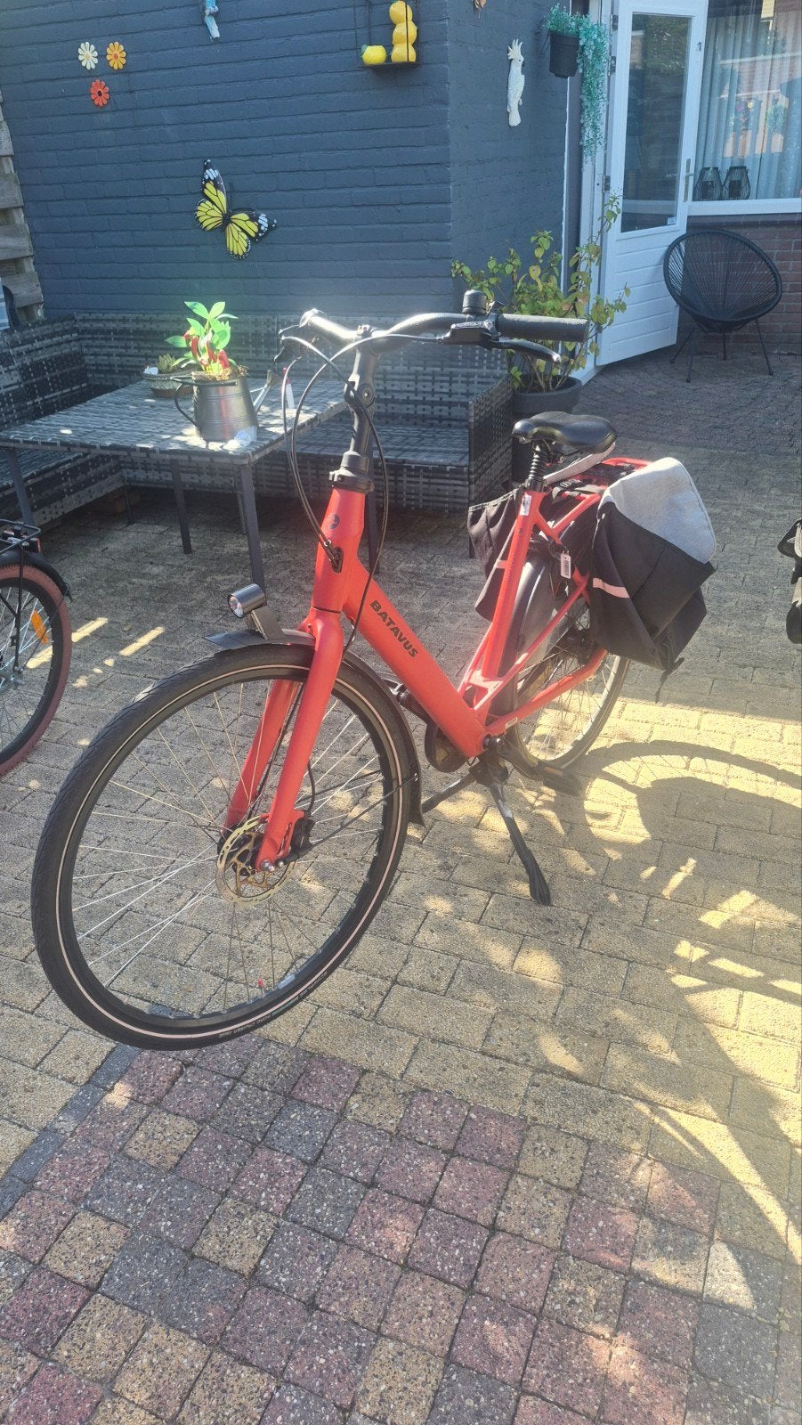 Batavus mambo stadsfiets met lage instap en schijfremmen, Batavus, Ophalen of Verzenden, 50 tot 53 cm, Schijfrem