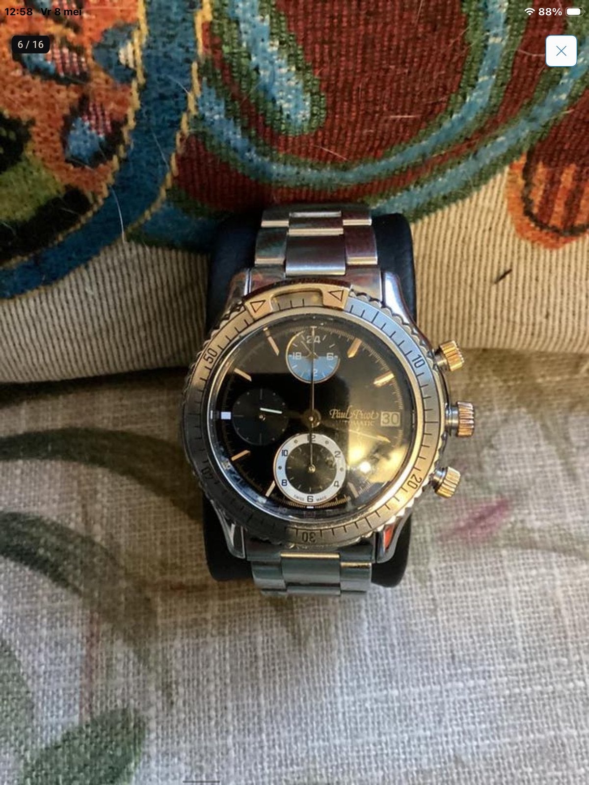 Heren horloges paul picot u boot, Ophalen of Verzenden, Zo goed als nieuw, Staal, Rolex