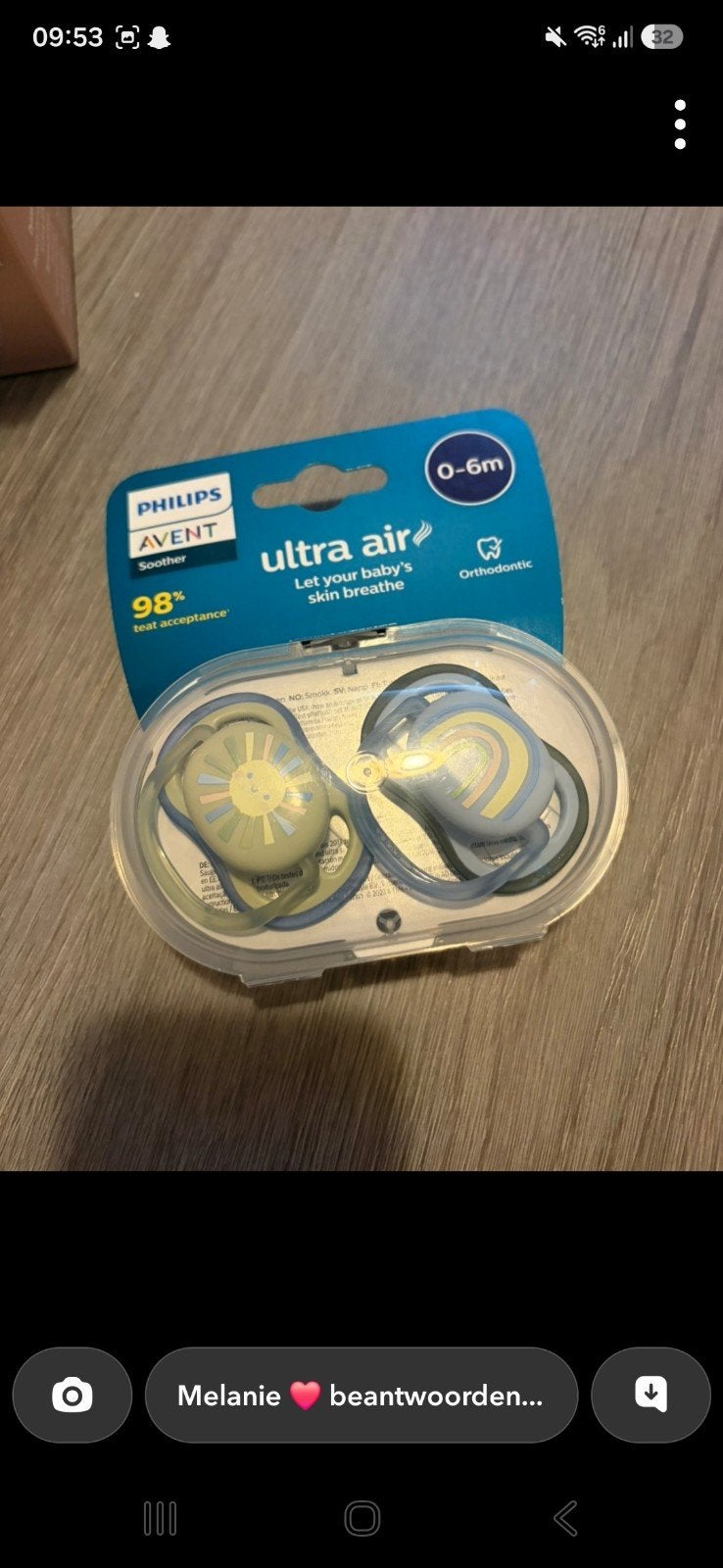 philips baby spenen, Ophalen of Verzenden, Nieuw, Overige typen