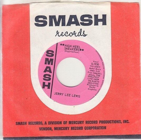 jerry lee lewis - hig heel sneakers (1964/us)  rockabilly, Cd's en Dvd's, Vinyl Singles, Originele persing, 7 inch, Single, Ophalen of Verzenden