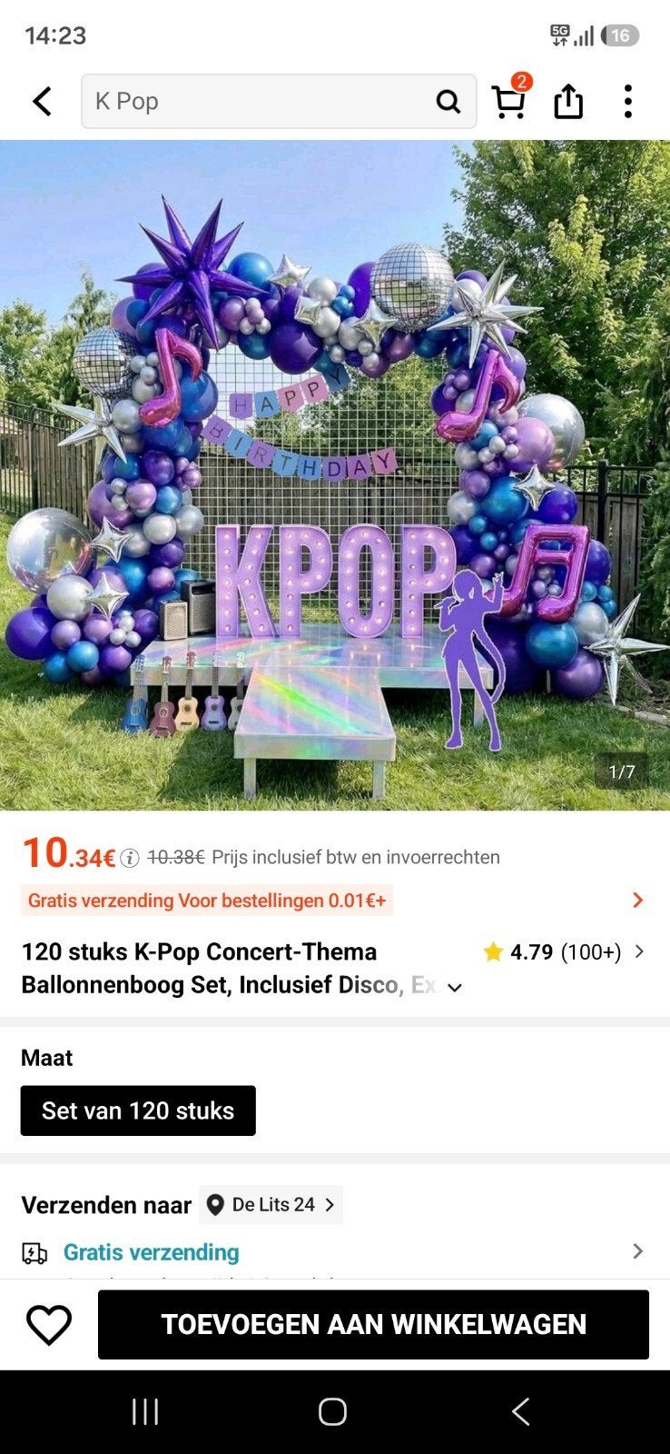 ballonboog meisje, Ophalen, Versiering, Geboorte of Huwelijk