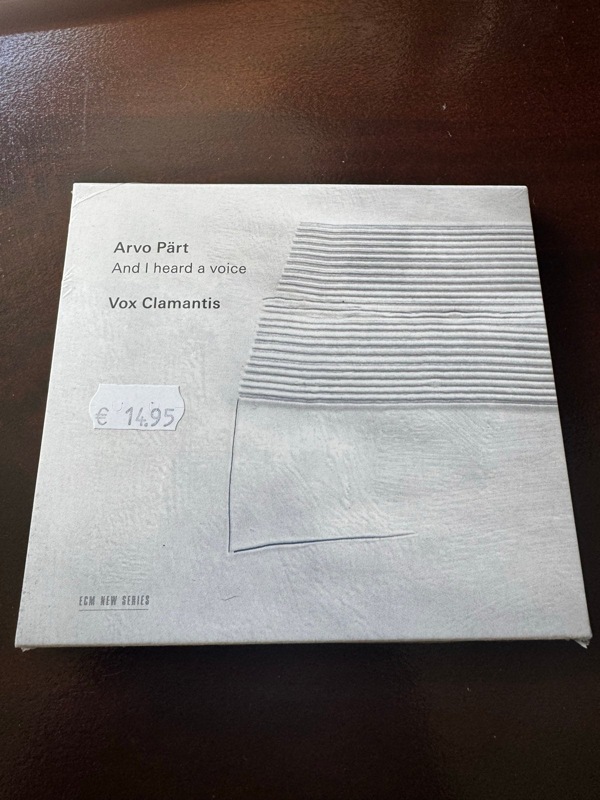 Arvo Pärt - And I Heard a Voice (ECM New Series 2780), Overige componisten, Modernisme tot heden, Ophalen of Verzenden, Inclusief boekje