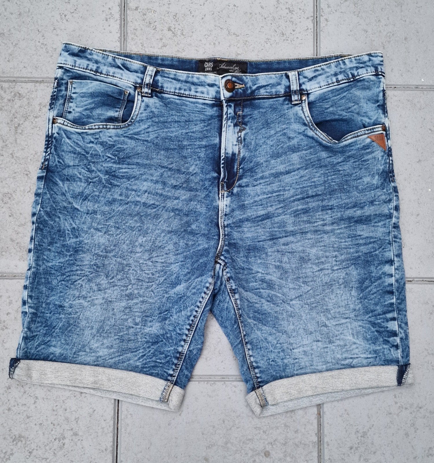 NIEUW Cars jeans mt XXL korte broek blauw, Ophalen, Nieuw, Blauw, W36 - W38 (confectie 52/54)