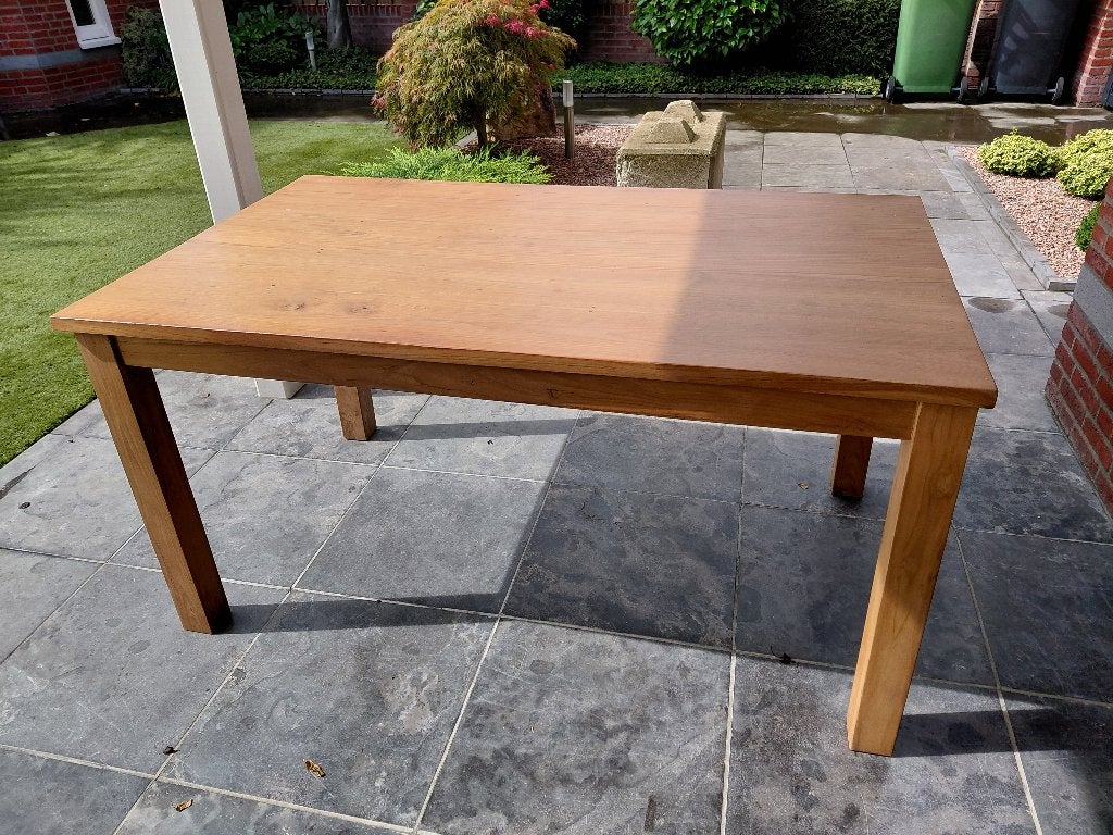 Keukentafel in goede staat, Huis en Inrichting, Tafels | Eettafels, 100 tot 150 cm, 50 tot 100 cm, Zo goed als nieuw, Vier personen