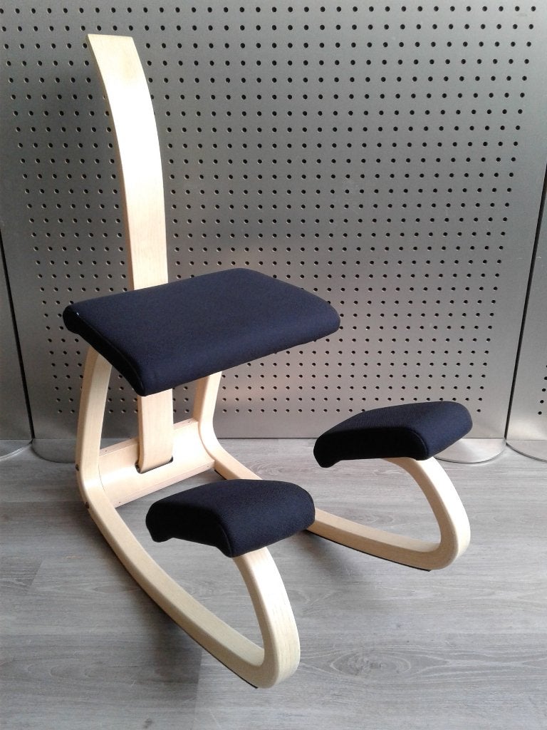 Variér (Stokke) Variable Balans met Rug (Zwart), Als Nieuw!, Zwart, Ophalen of Verzenden, Zo goed als nieuw, Variér