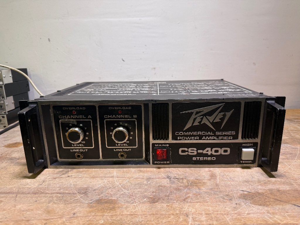 Peavey CS-400 Power amplifier versterker, Ophalen of Verzenden, Gebruikt, Overige instrumenten