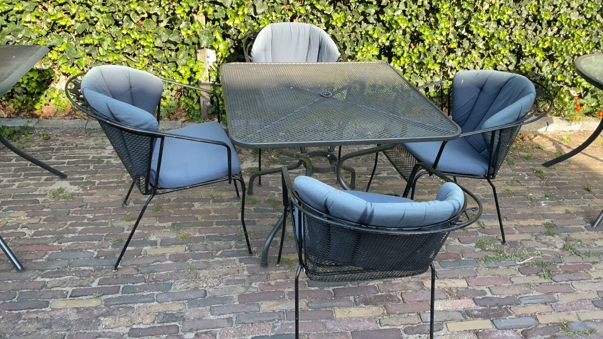 Tuin set metaal, Tuin en Terras, Tuinsets en Loungesets, Ophalen, Gebruikt, Overige materialen