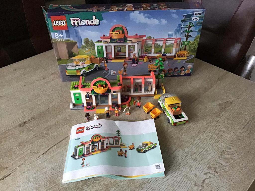Lego friends Biologische Supermarkt 41729 + DOOS, Ophalen of Verzenden, Zo goed als nieuw