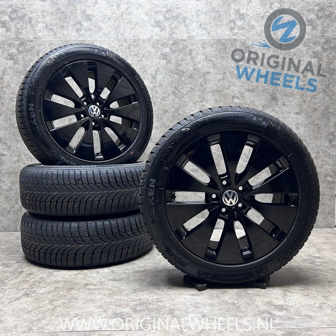18 inch originele velgen + winterbanden VW ID.3, 18 inch, -, -, Banden en Velgen