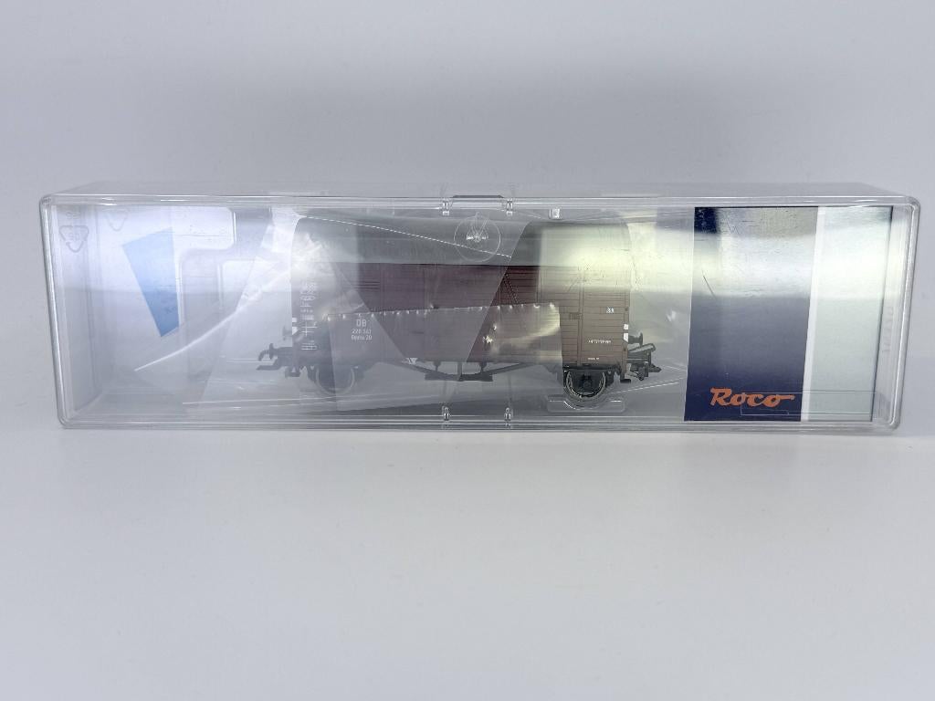 Roco 76320 - 2-assige gesloten goederenwagen, DB, Gelijkstroom, Ophalen of Verzenden, Roco, Roco