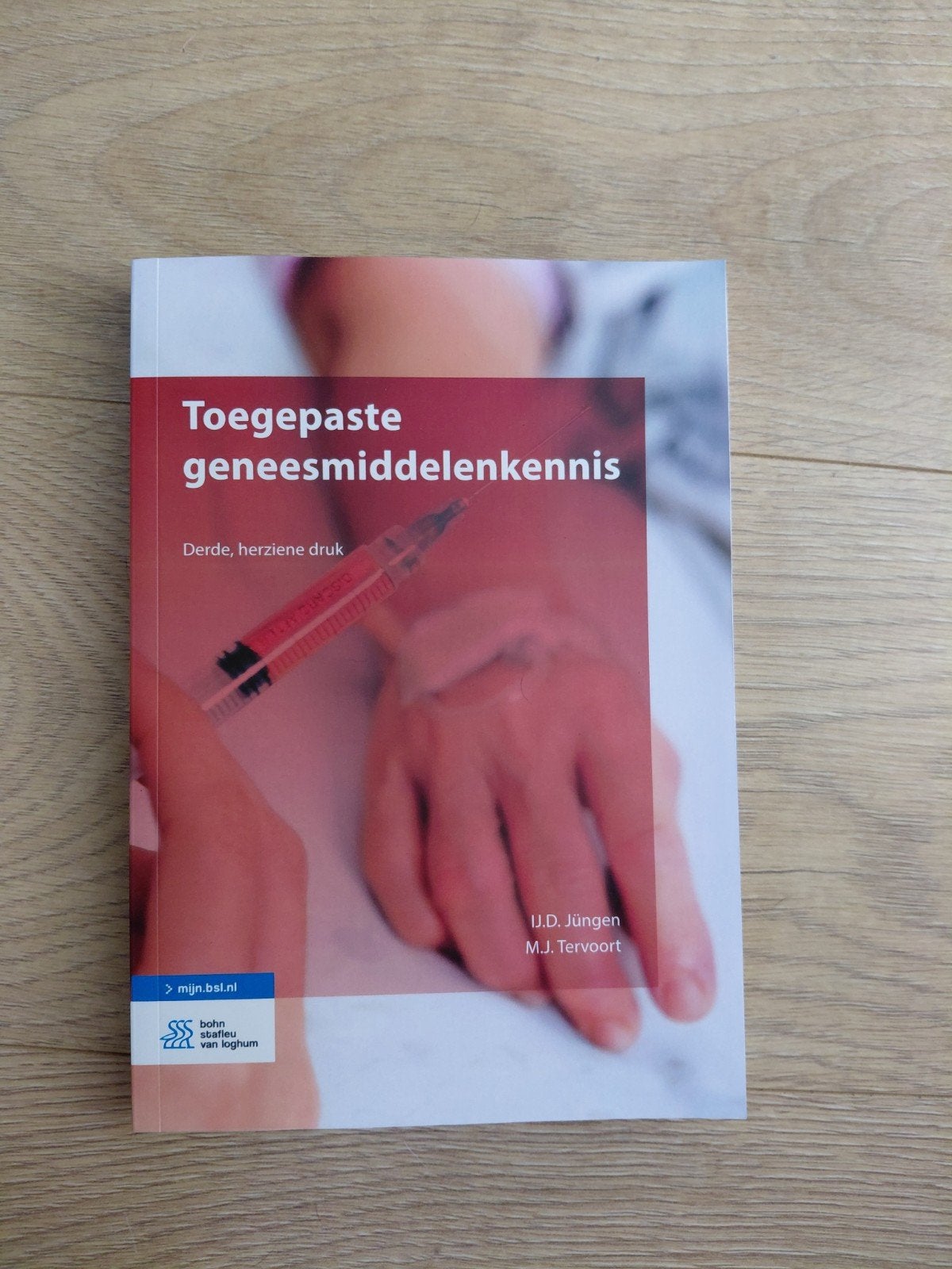 Studieboek Toegepaste geneesmiddelenkennis, Boeken, Zo goed als nieuw, I.J.D. Jungen, M.J. Tervoort, Beta, HBO