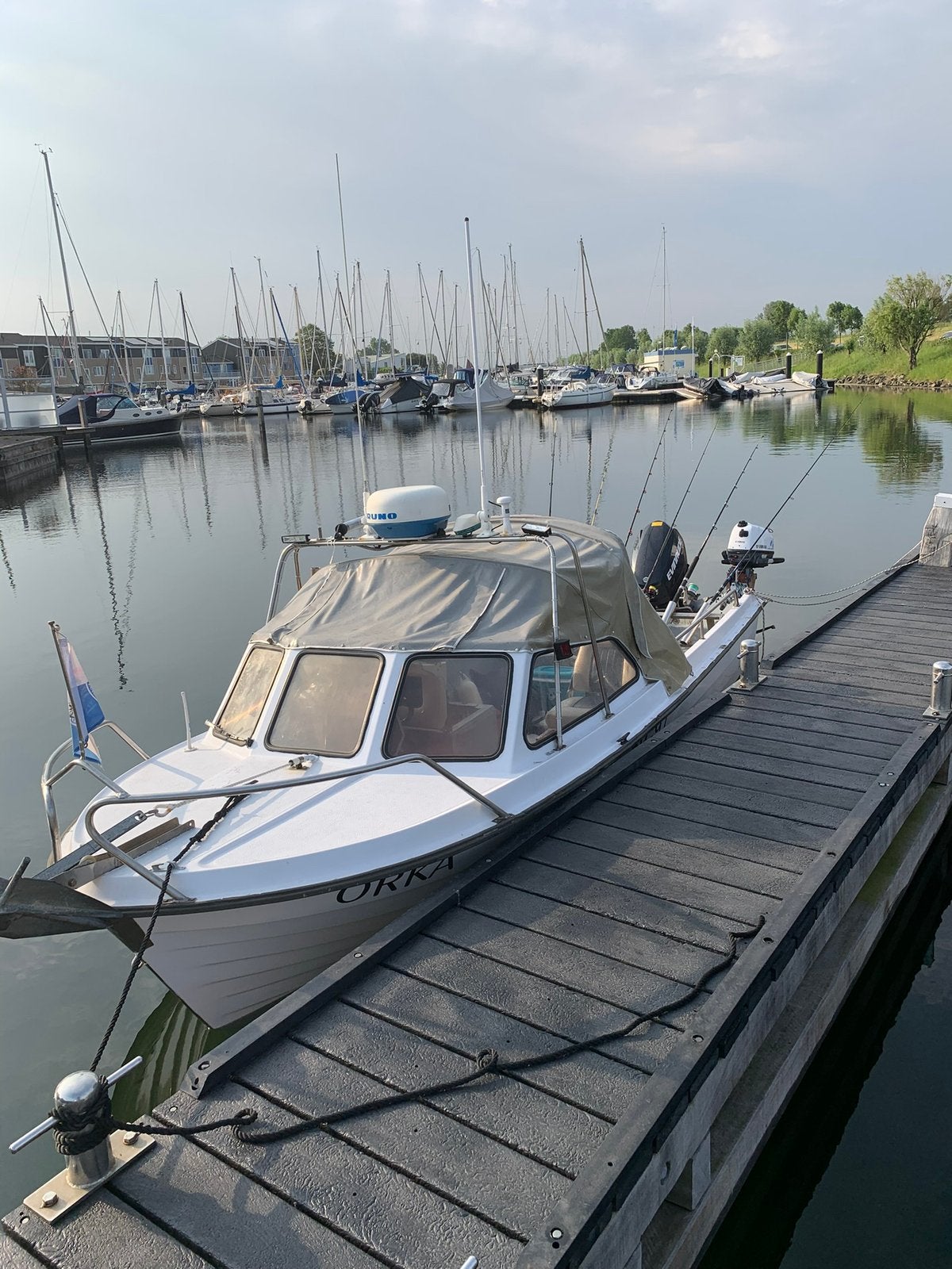 Rana 17 Visboot Evinrude 40pk, Watersport en Boten, Ophalen, Gebruikt, 5 m, 45 pk
