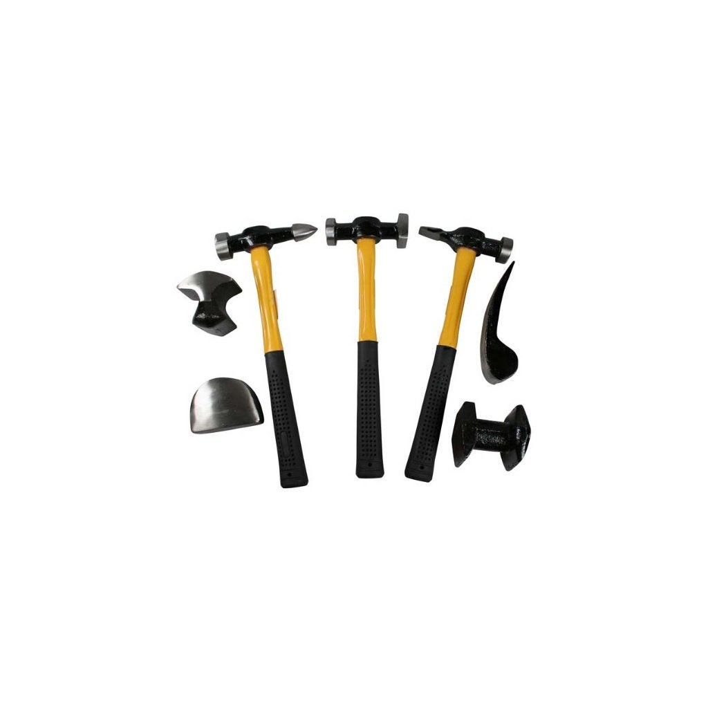 Uitdeuk / Bankhamer set, 8 delig. Gratis verzending in NL, Auto diversen, Autogereedschap, Ophalen of Verzenden, Nieuw