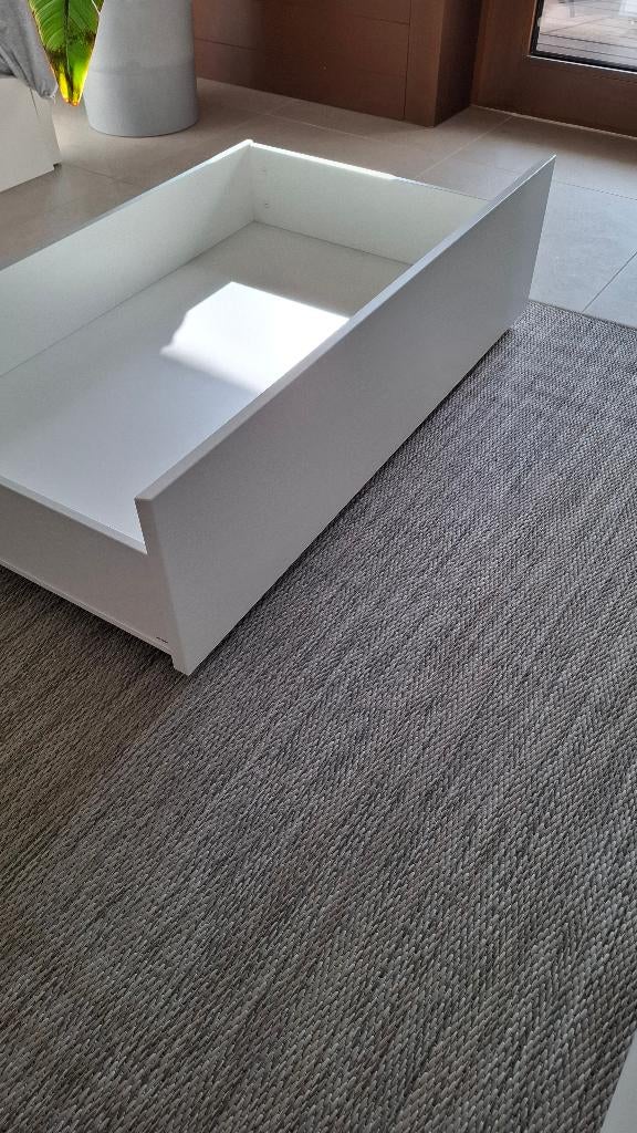 IKEA MALM Bedlade Wit (100cm) - Nieuw met kleine barst, Ophalen, Eenpersoons, Wit, Nieuw