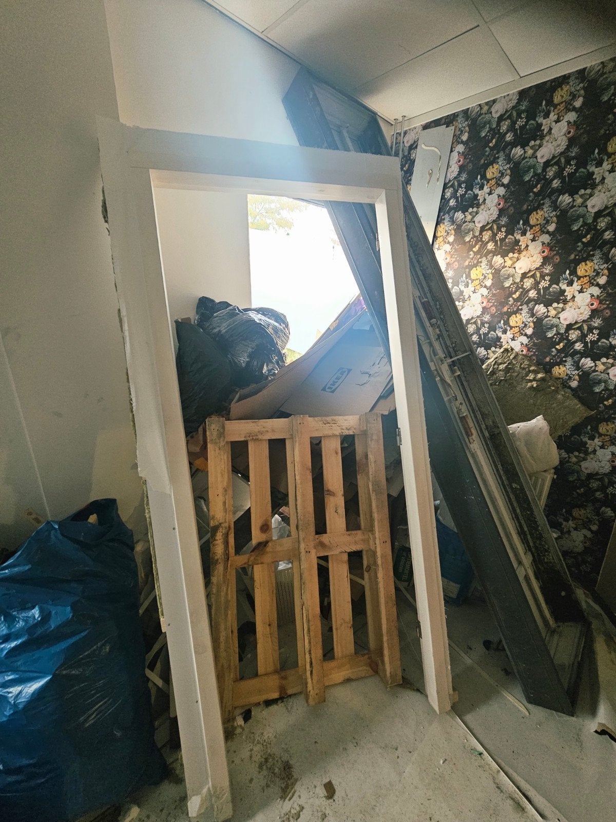 Gebruikte houten pallet - ideaal voor diverse projecten, Ophalen of Verzenden, Gebruikt, Overige houtsoorten, Pallet