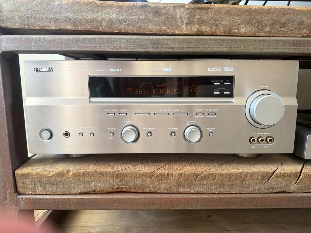 Yamaha Dolby Surround Set RX-V550 met Subwoofer, Overige merken, Gebruikt, 70 watt of meer, Ophalen of Verzenden