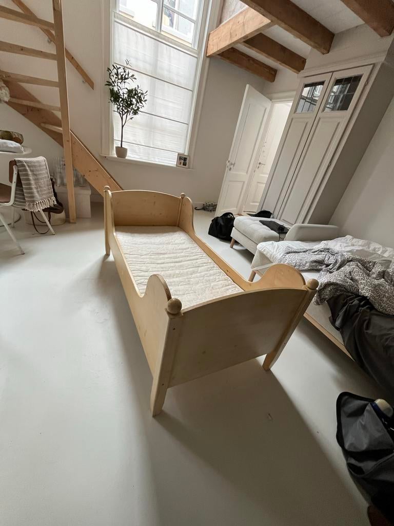 Lief kleuterbedje met matras, Ophalen, Gebruikt, 70 tot 85 cm, 140 tot 160 cm