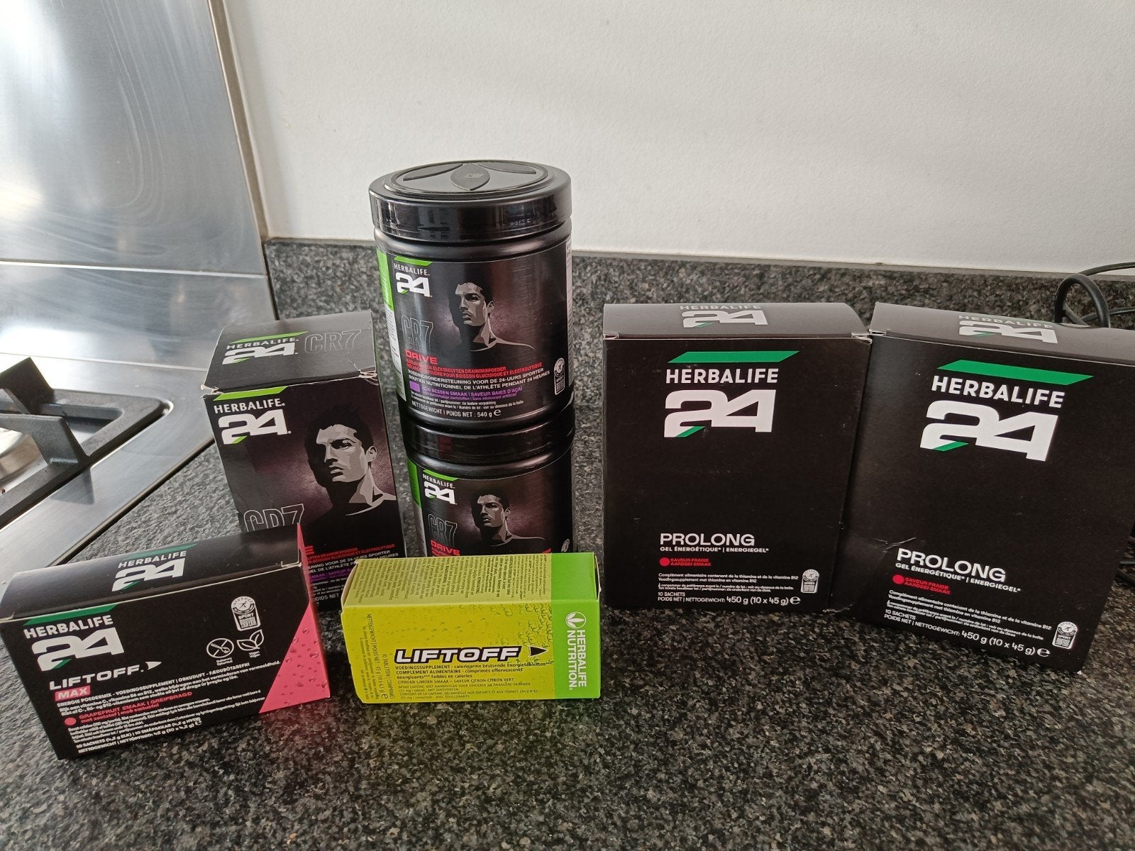 Herbalife 24 Sportvoeding: Prolong, CR7 Drive, Liftoff, Ophalen of Verzenden, Nieuw, Overige typen