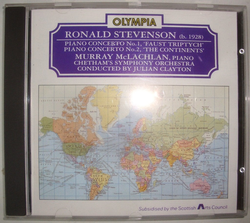 CD Ronald Stevenson Piano Concerto's 1 en 2 Faust Triptych e, Ophalen of Verzenden, Modernisme tot heden, Zo goed als nieuw, Orkest of Ballet