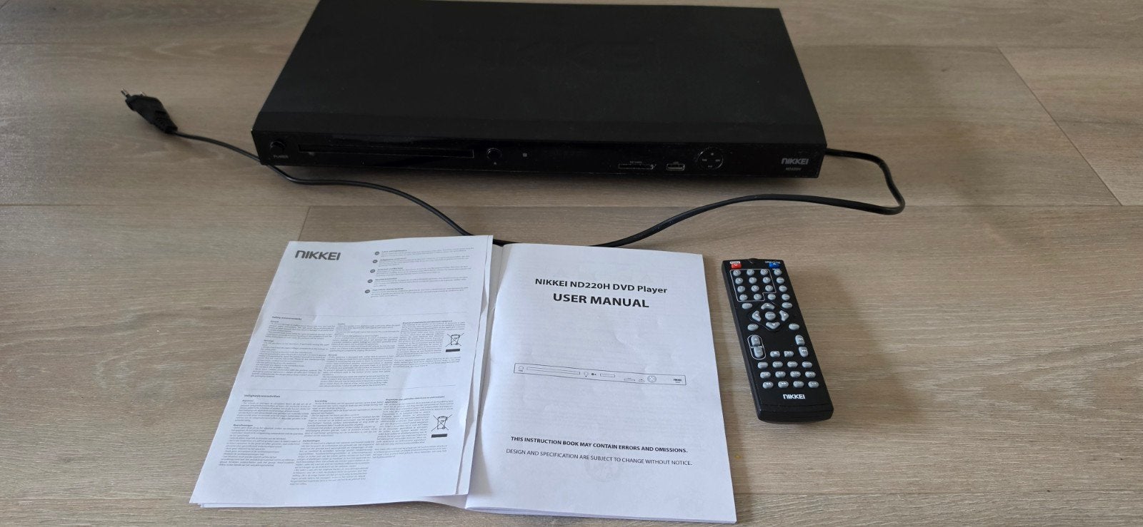 Nikkei ND220H DVD player, Ophalen of Verzenden, Zo goed als nieuw, Dvd-speler, Overige merken