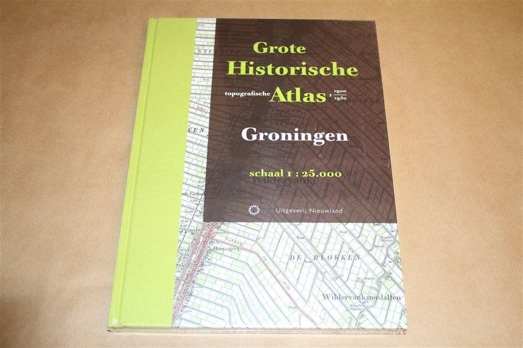 Grote Hist Topografische Atlas Groningen - in verpakking, Nieuw, Ophalen of Verzenden, Landkaart, 1800 tot 2000
