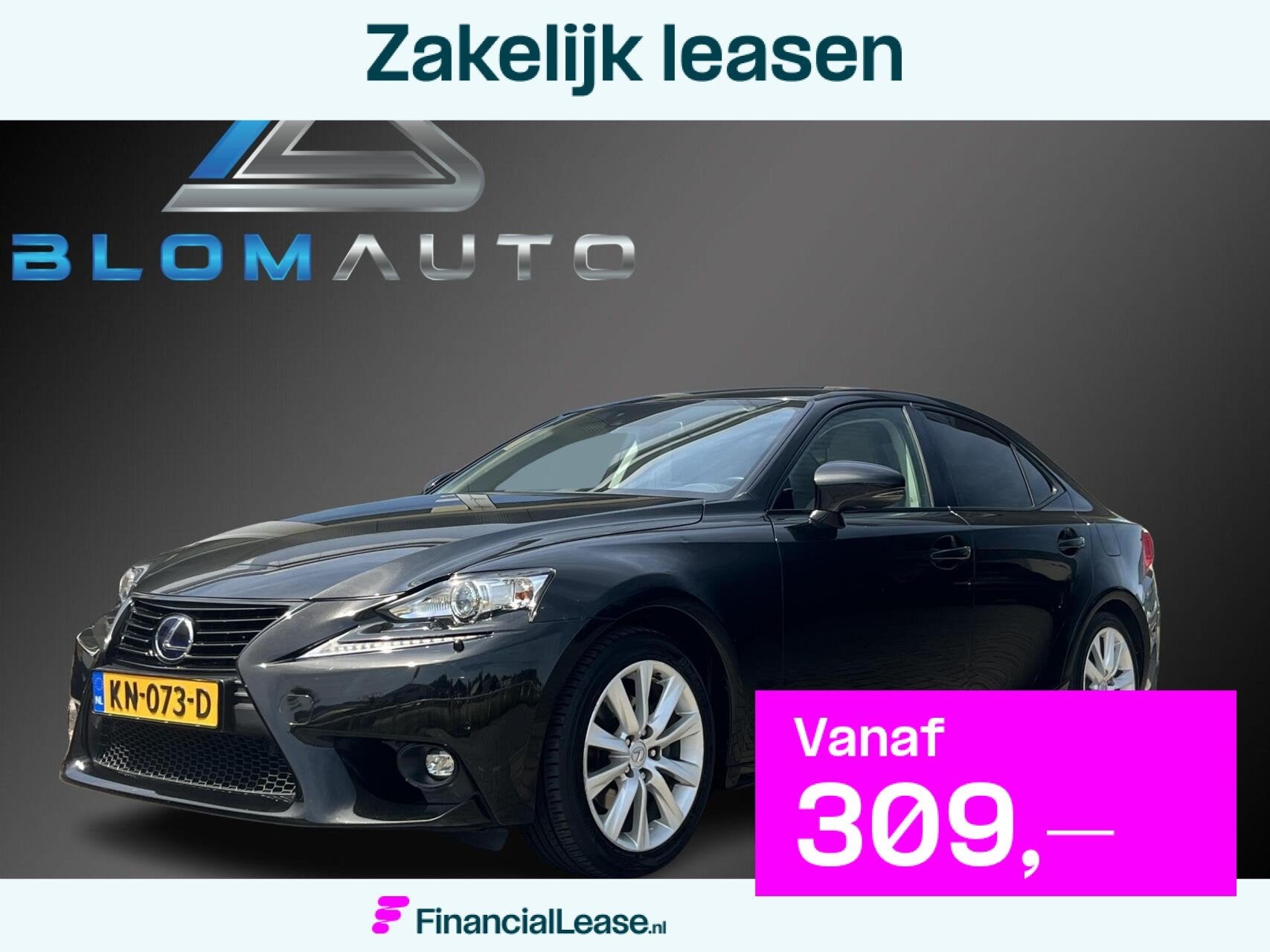 Lexus IS 300h HYBRID 223PK ACC+DAB+CAMERA+NAVI, Automaat, Automatische klimaatregeling, Achterwielaandrijving, Gebruikt