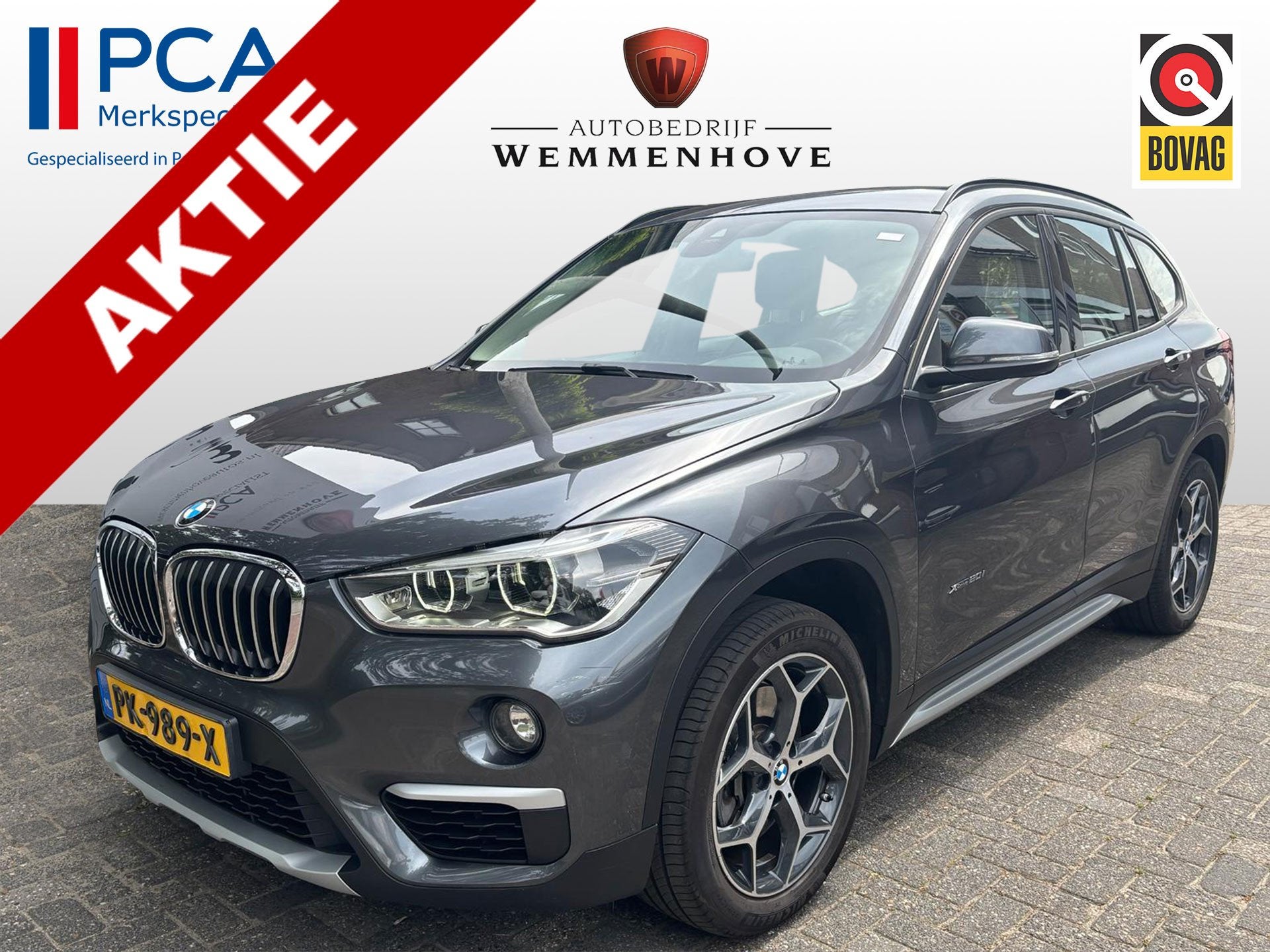 BMW X1 xDrive20i Centennial High Executive Automaat 8-Traps, Gebruikt, Leder en Stof, Bedrijf, SUV of Terreinwagen