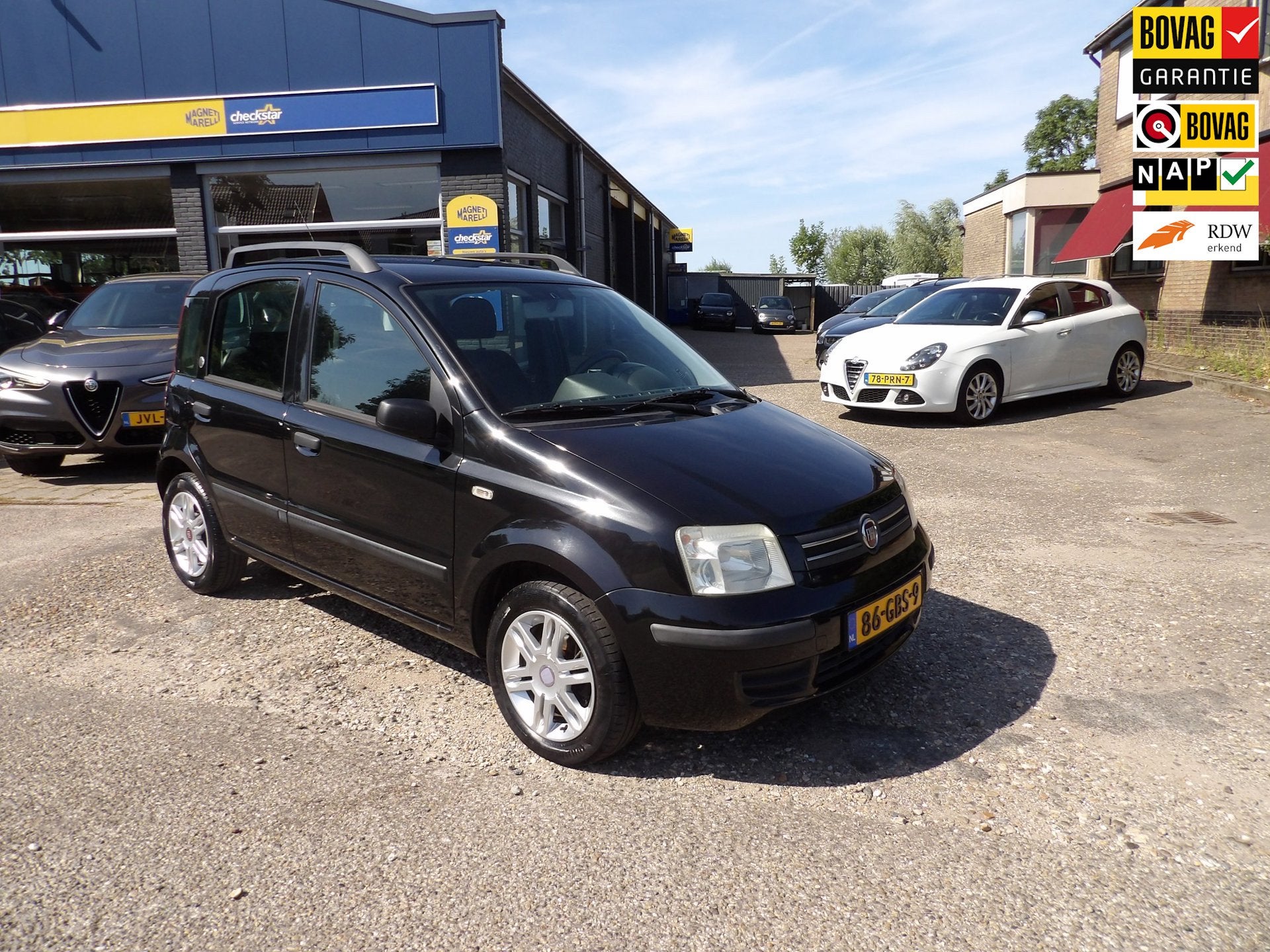 Fiat Panda 1.2 Young, Auto's, Fiat, Voorwielaandrijving, Elektrische ramen, Gebruikt, Zwart