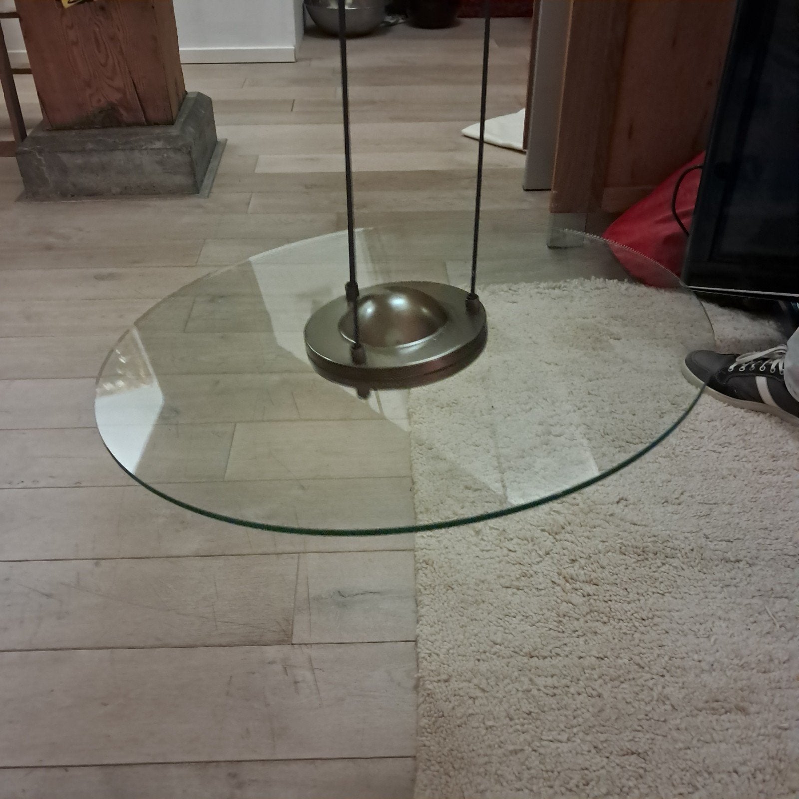 Fokke Dijkstra glazen lamp, Ophalen, Rond, Glas, Minimalistisch