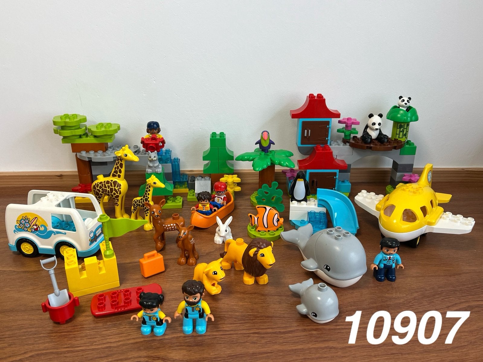 Duplo dieren van de wereld 10907 (compleet) 4, Ophalen of Verzenden, Zo goed als nieuw, Complete set, Duplo