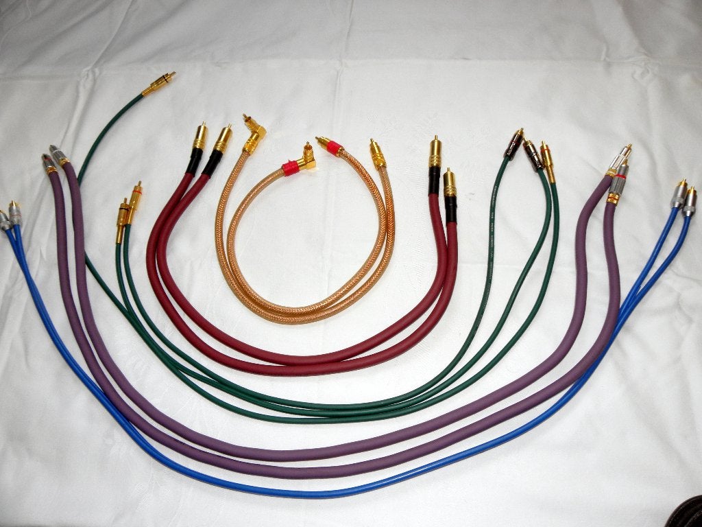 5 Sets Interlinks RCA Tulp Silver Plated Oxygen Free Copper, Ophalen of Verzenden, Nieuw, Minder dan 2 meter, Interlink-kabel