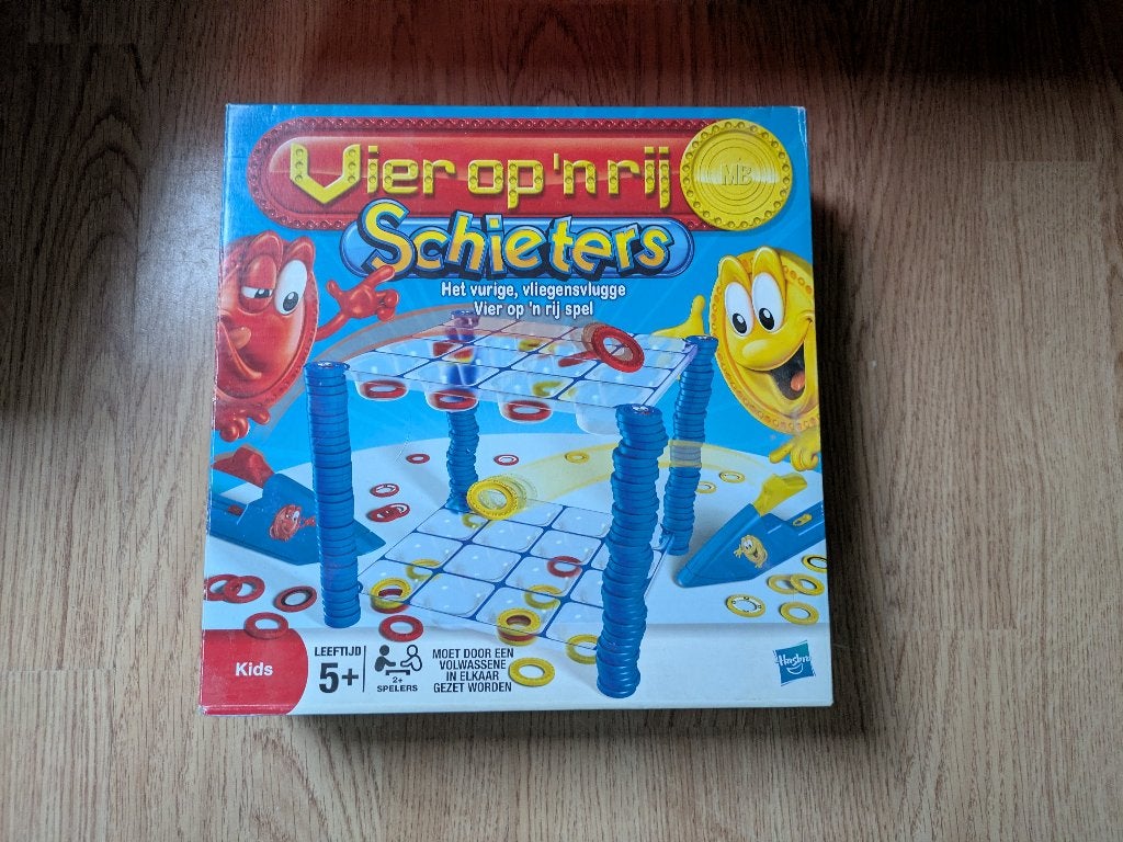 Vier op'n rij Schieters, Een of twee spelers, Ophalen of Verzenden, Zo goed als nieuw, Hasbro