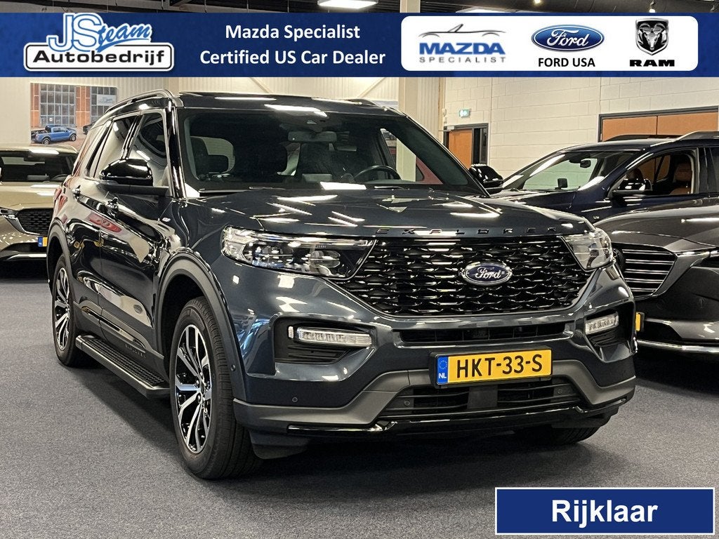 Ford Explorer 3.0 V6 EcoBoost PHEV ST-Line 457PK AWD | 7-Per, Auto's, Ford, Automaat, Adaptive Cruise Control, Bedrijf, 2956 cc