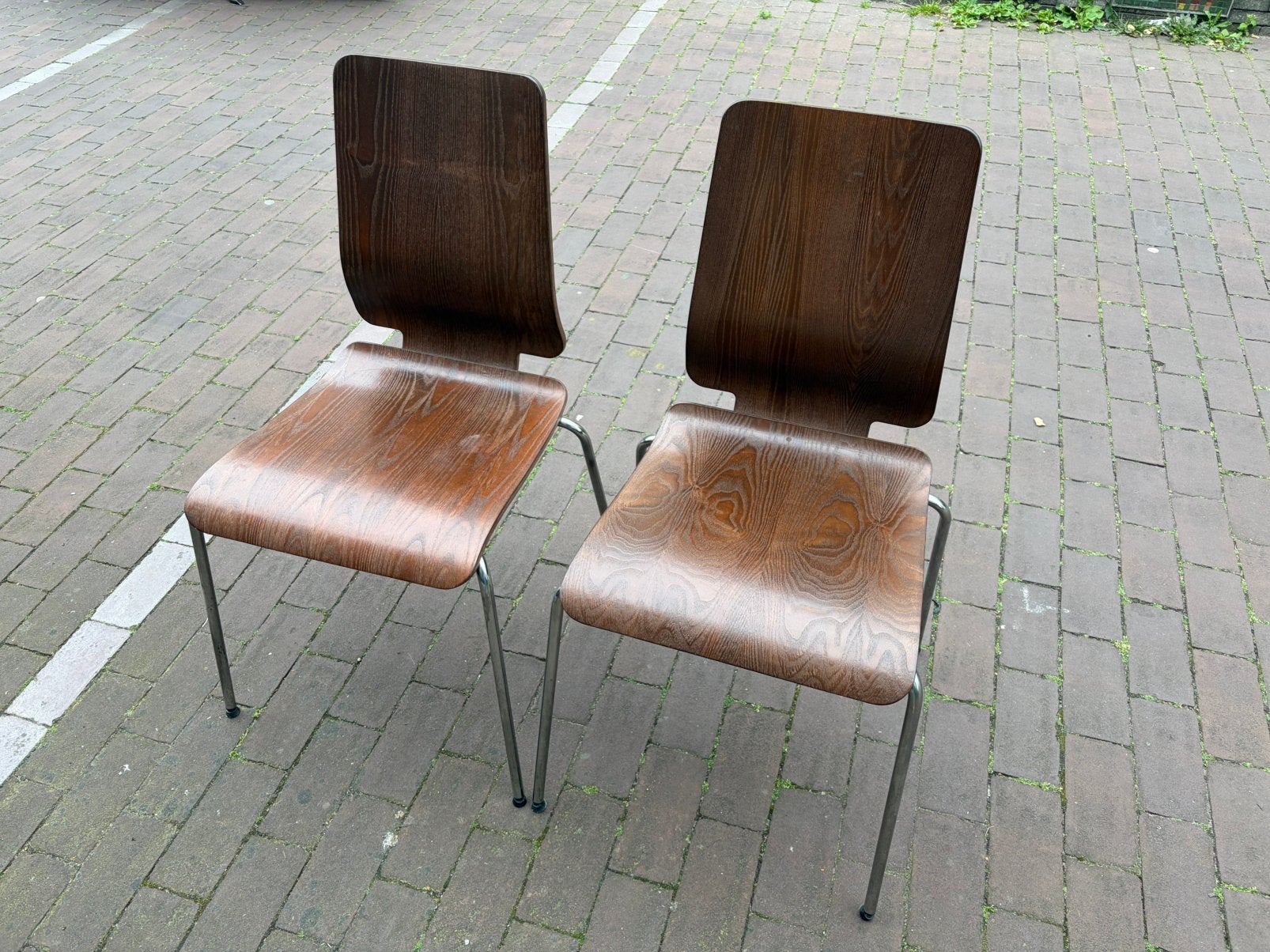 IKEA GILBERT 1999, Huis en Inrichting, Stoelen, Ophalen, Twee, Bruin, Zo goed als nieuw