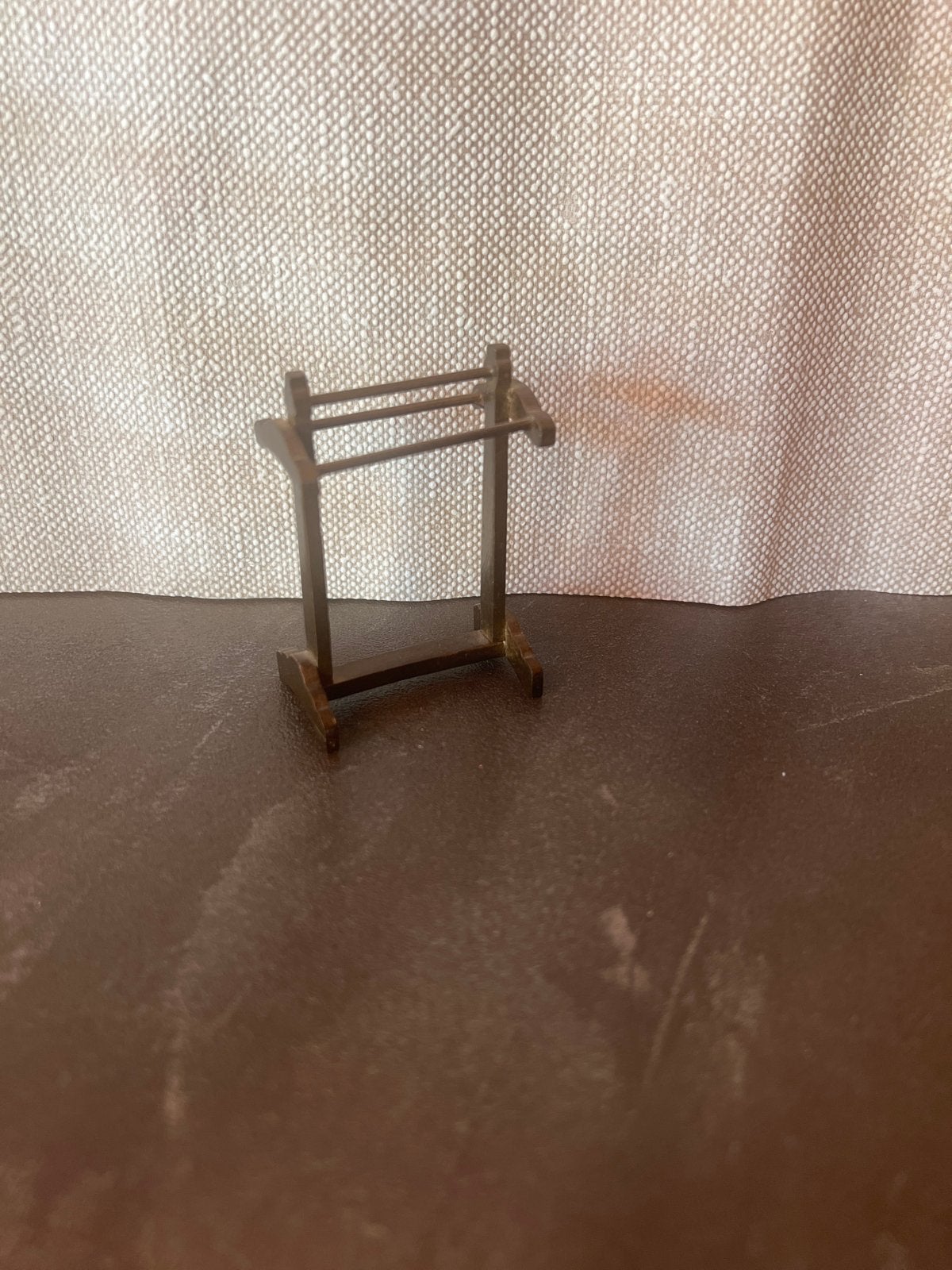 Poppenhuis handdoekrekje 1:12, Verzamelen, Poppenhuizen en Toebehoren, Ophalen of Verzenden, Gebruikt, Sanitair