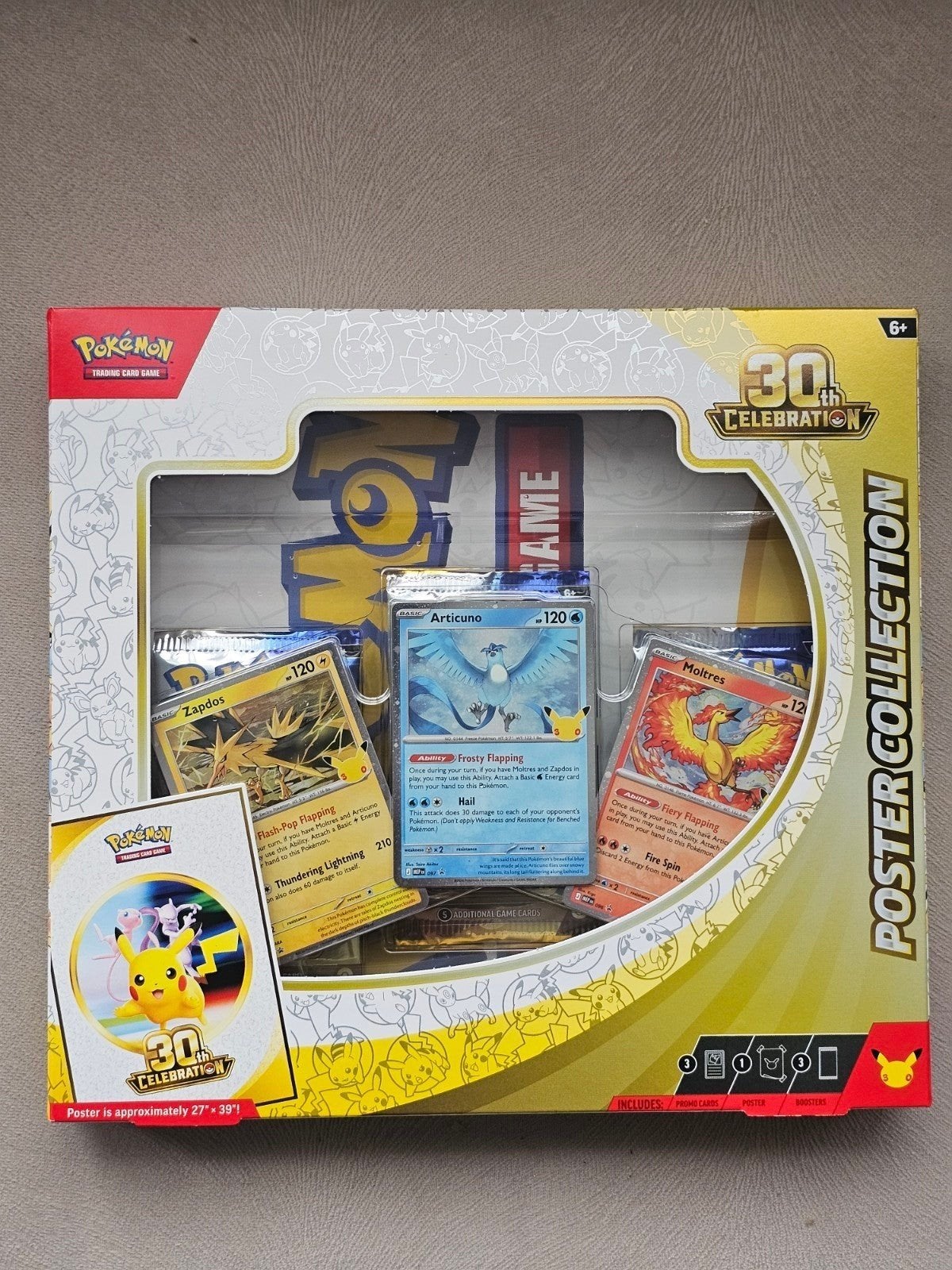 Pokémon 30th Celebration Poster Collection, Ophalen of Verzenden, Nieuw, Overige typen, Foil