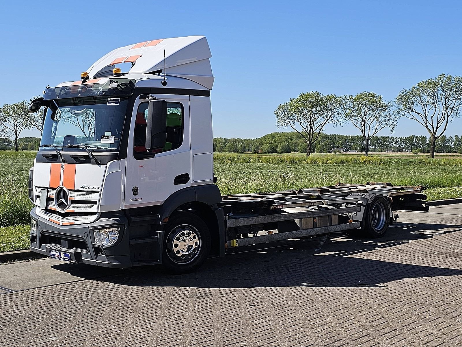 MERCEDES-BENZ ACTROS 1832 schnelllifter, Automaat, Euro 6, Wit, Mercedes-Benz