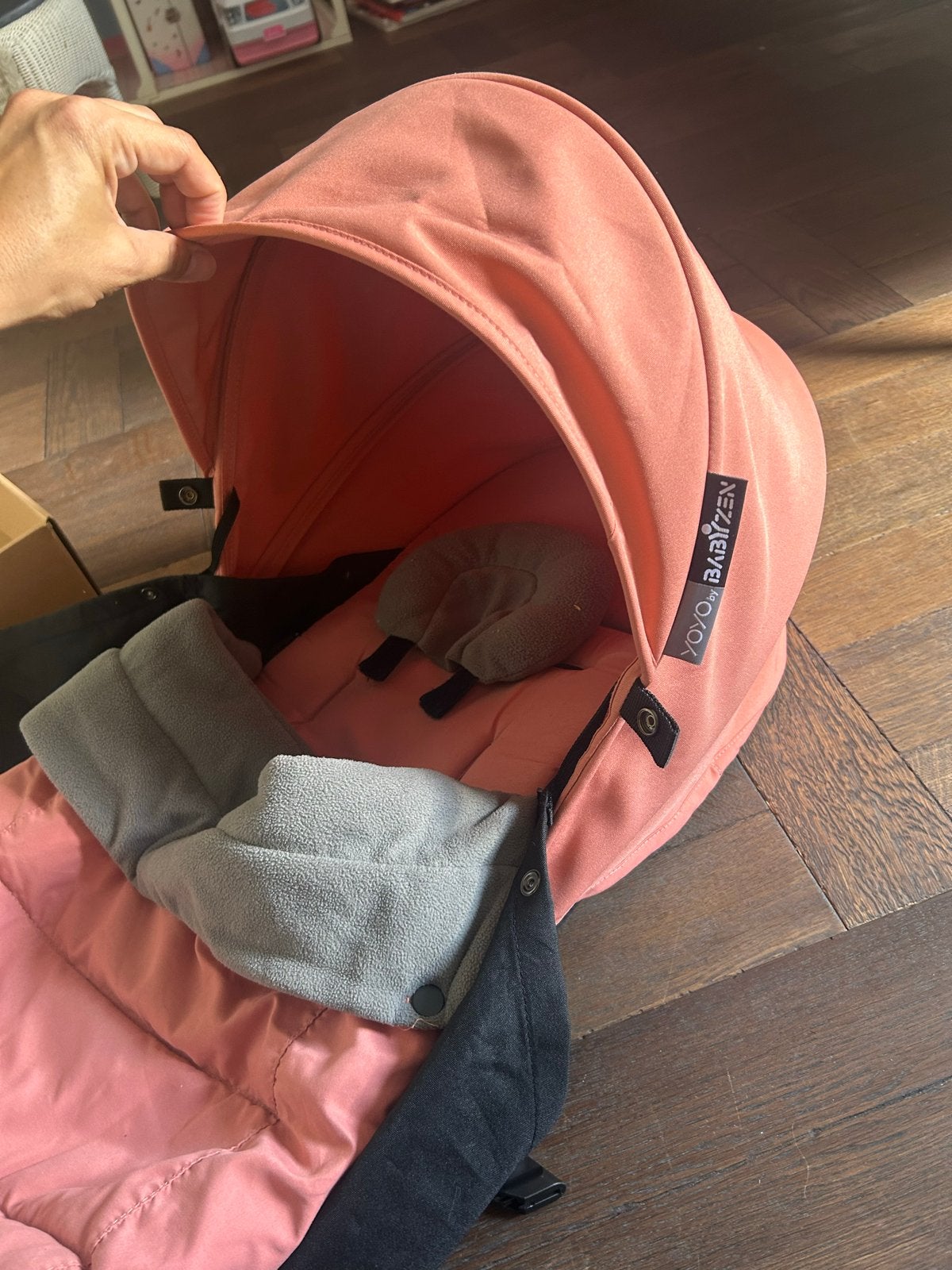 Babyzen Yoyo 0+ newborn pack - Roze, Ophalen of Verzenden, Zo goed als nieuw, Kinderwagen, Overige merken