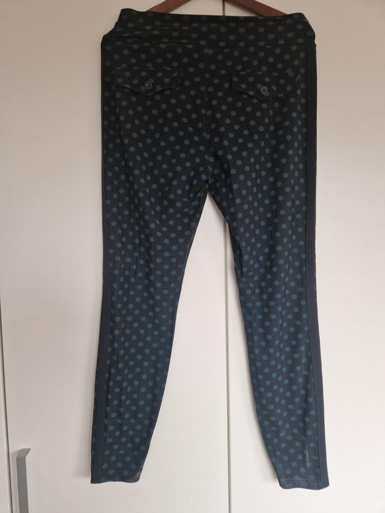 Studio Anneloes broek polkadot maat S (valt als 38), Maat 38/40 (M), Studio Anneloes, Blauw, Ophalen of Verzenden
