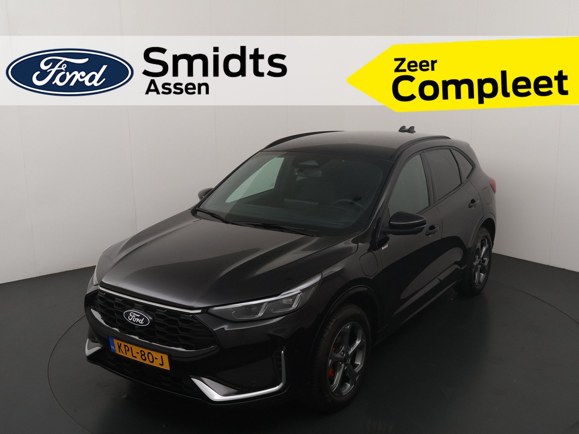 Ford Kuga 2.5 PHEV 243 pk ST-Line X I AGR stoelen I Adapt Cr, Dealer onderhouden, 14 kWh, Gebruikt, Zwart
