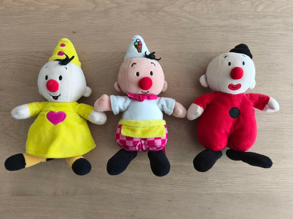 Bumba 3 knuffels Bumbalu IJscoman, Ophalen of Verzenden, Zo goed als nieuw, Overige typen