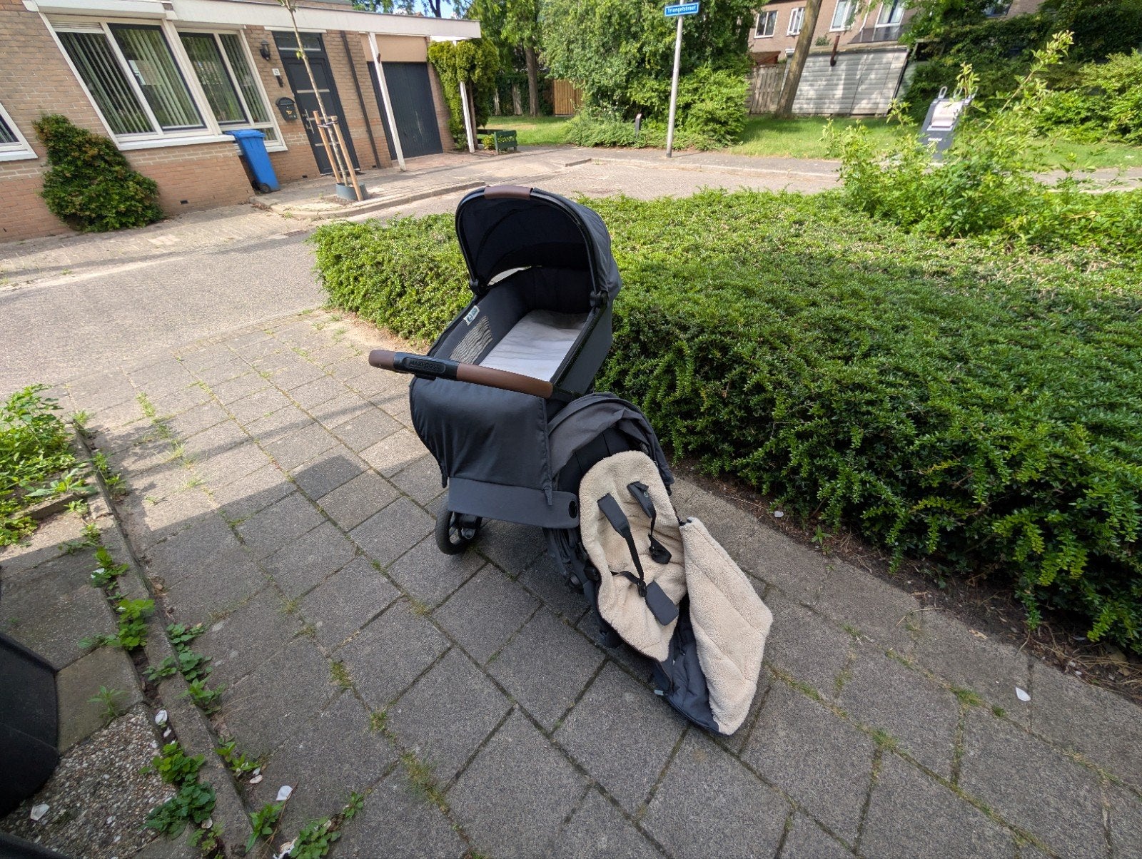 Maxi-Cosi Kinderwagen met Reiswieg en Zitje, Ophalen, Zo goed als nieuw, Combiwagen, Verstelbare duwstang
