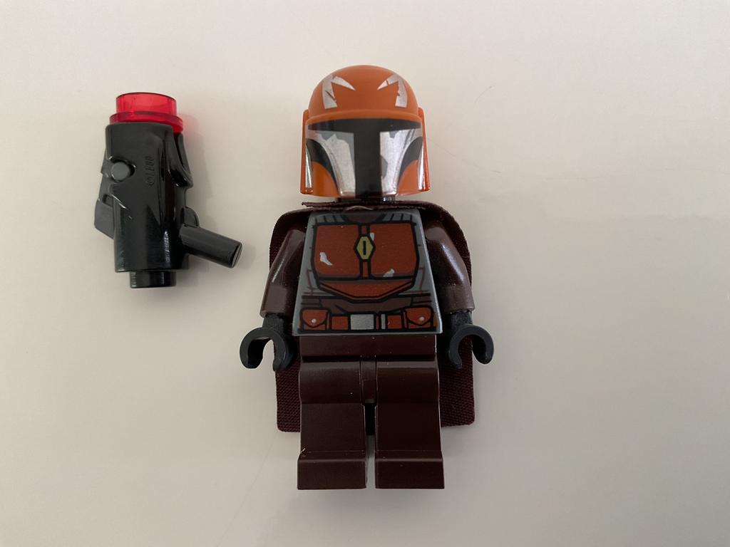 LEGO Star Wars - minifiguur- sw1079 - Tribe Warrior - Orange, Compleet, Star Wars, Lego, Ophalen of Verzenden