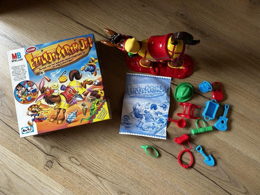 Ezeltje Strek je van MB, Een of twee spelers, Ophalen of Verzenden, Zo goed als nieuw, MB Spellen