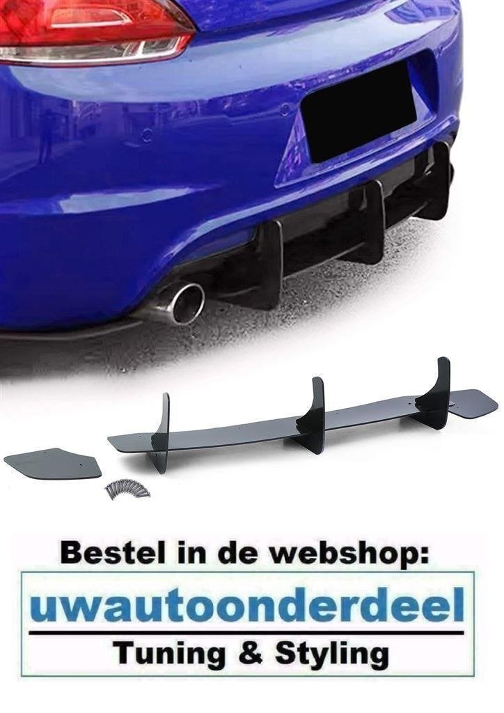 Diffuser Achterbumper Spoiler Styling Geschkt Voor VW Sciroc, Verzenden, Automotive Parts, A.parts@hotmail.nl, Trasmolenlaan 12 3447 GZ Woerden