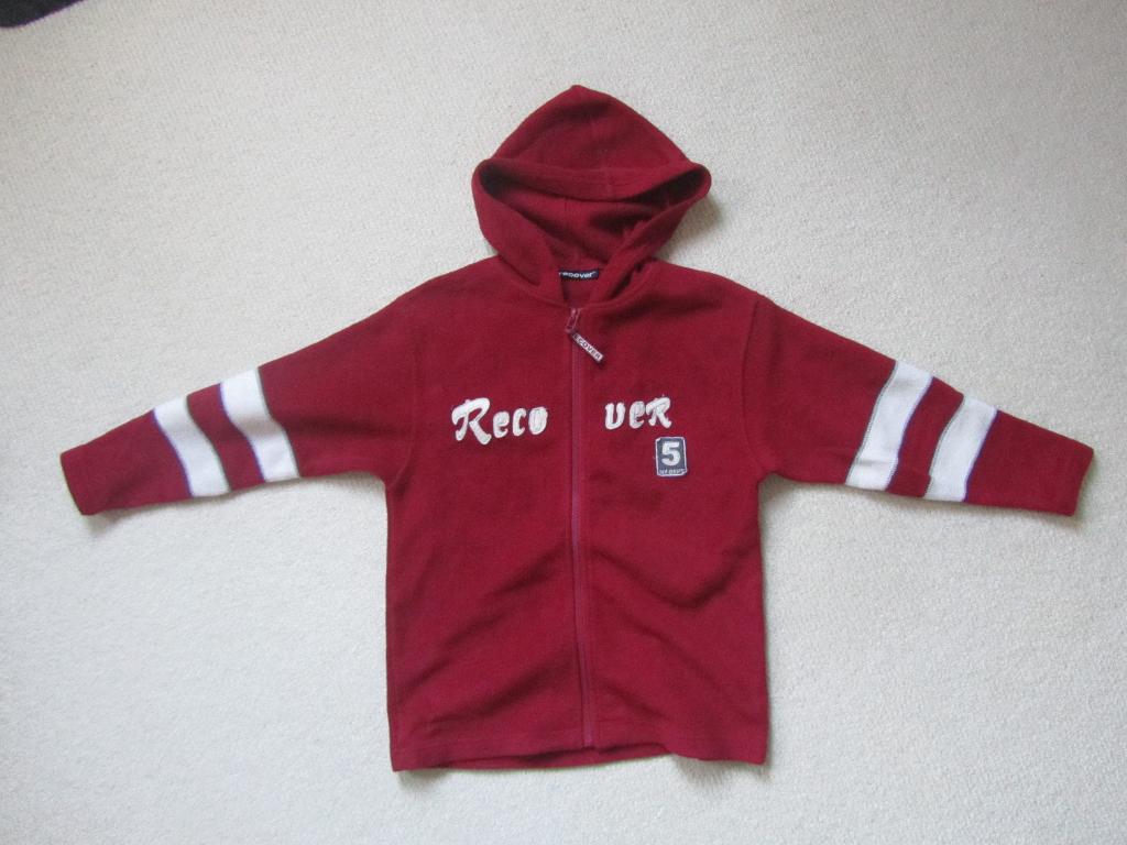 Fleecevest donkerrood 140, Verzenden, Gebruikt, Jongen, Trui of Vest